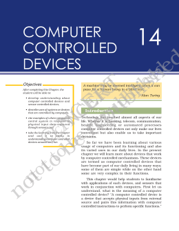 (COMPUTER CONTROLLED DEVICES).