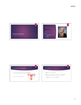 Endometriosis PowerPoint Presentation PCP