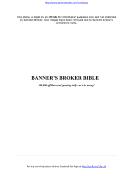 banner`s broker bible