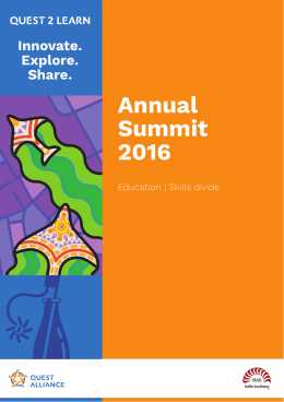Annual Summit 2016 - Indian Institute of Management Bangalore