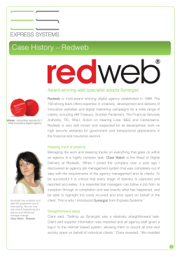 Case History – Redweb