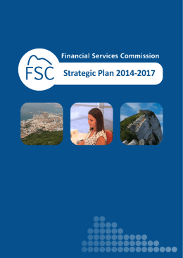 FSC Strategic Plan 2014 – 2017 - Financial Services Commission