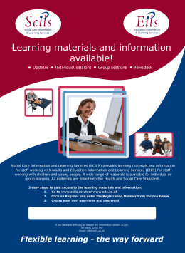 Learning materials and information available!