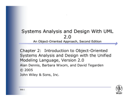 Systems Analysis and Design With UML 2.0