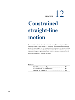 Constrained straight