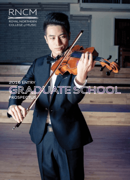 Graduate School - Royal Northern College of Music