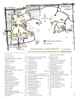 OAKLAND UNIVERSITY | Campus