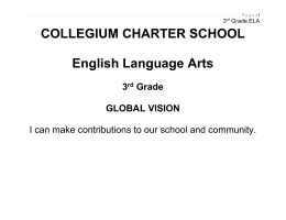 foundational knowledge - Collegium Charter School