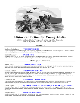 Historical Fiction for Young Adults
