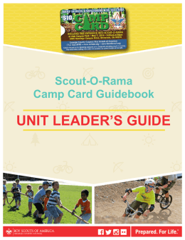 unit leader`s guide - Orange County Council