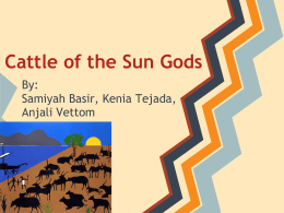 Cattle of the Sun Gods