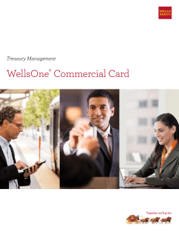 WellsOne® Commercial Card