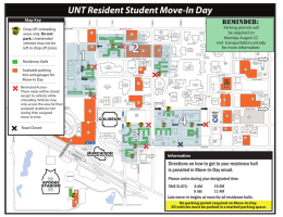 UNT Resident Student Move-In Day