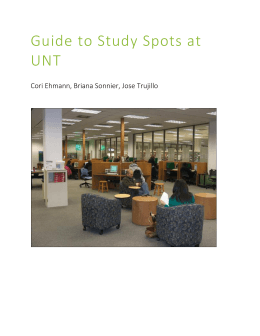Guide to Study Spots at UNT