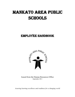 MANKATO AREA PUBLIC SCHOOLS
