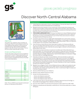 Discover North-Central Alabama - Girl Scouts of North
