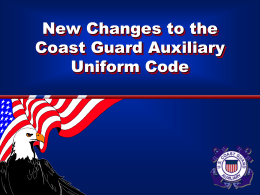 The Down and Dirty of the Coast Guard Uniform Code