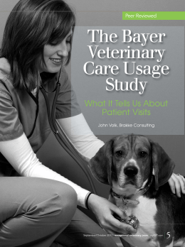 Bayer Veterinary Care Usage Study