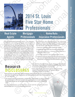 2014 St. Louis Five Star Home Professionals