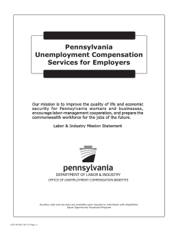 Pennsylvania Unemployment Compensation Services for Employers