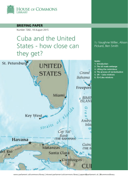 Cuba and the United States - how close can they get?