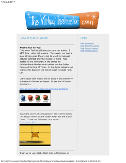 Hello Virtual Students! - TheVirtualInstructor.com