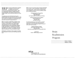 Bruin Readmission Program