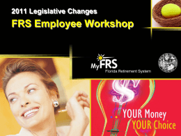 FRS Employee Workshop