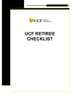 ucf retiree checklist