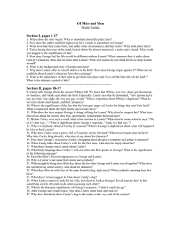 Of Mice and Men Study Guide Section I, pages 1