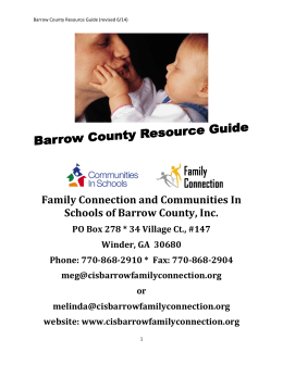 Barrow County Resource Guide