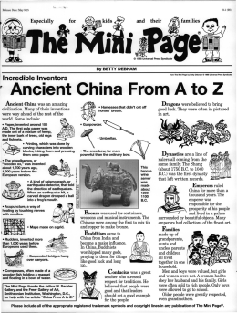 Ancient China From A to Z