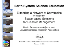 Earth System Science Education