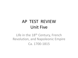 AP TEST REVIEW PART THREE
