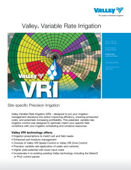 Valley® Variable Rate Irrigation