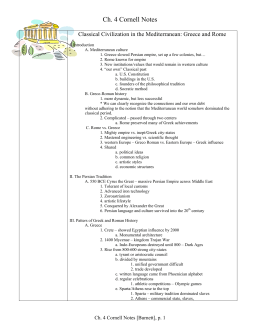 Ch. 4 Cornell Notes - Course