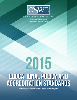 2015 Educational Policy and Accreditation Standards