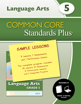 Standards Plus® - Common Core Standards Plus