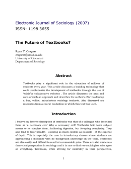 The Future of Textbooks?