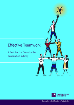 Effective Teamwork - Constructing Excellence