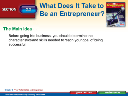 Your Potential As An Entrepreneur