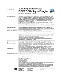 F135 - FIBEROCK® Brand Sheathing AQUA