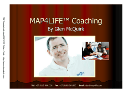 (Microsoft PowerPoint - MAP4LIFE\231 Coaching)