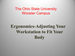 Ergonomics - OARDC - The Ohio State University