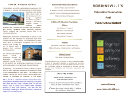 robbinsville`s - Robbinsville Education Foundation