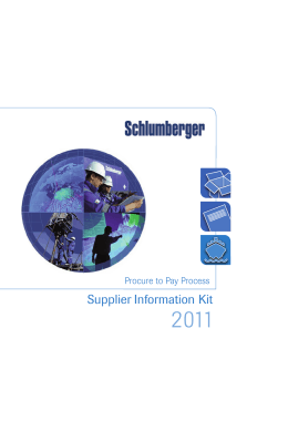 Supplier Information Kit