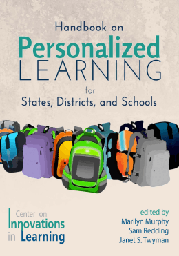 States, Districts, and Schools - Center on Innovations in Learning