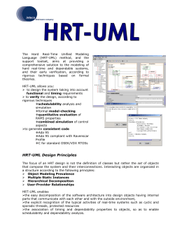 HRT-UML Design Principles
