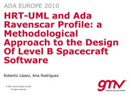 HRT-UML and Ada Ravenscar Profile: a Methodological Approach