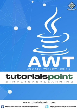 AWT Tutorial (PDF Version)